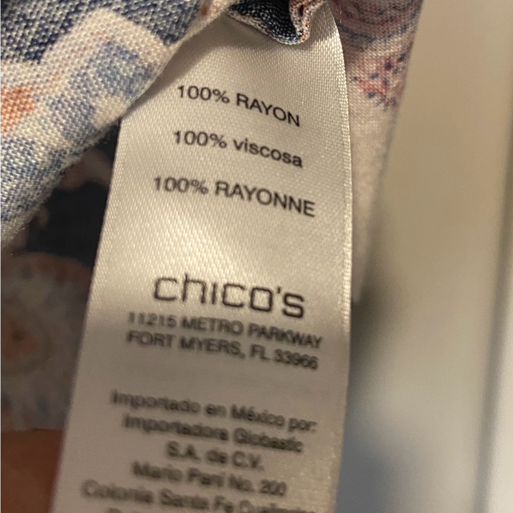 Chico's Patchwork Paisley Top - Picture 3 of 5